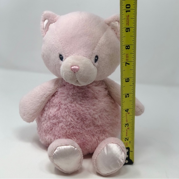Baby Gund Prancy Pink Cat Kitty Kitten Plush Baby Girl Lovey Stuffed Animal Doll - Picture 5 of 7